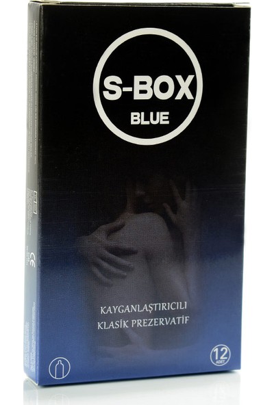 Klasik Prezervatif S-Box Blue Condom 12 Adet