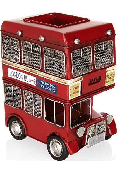 Londra Şehir Otobüsü Retro Kalemlik