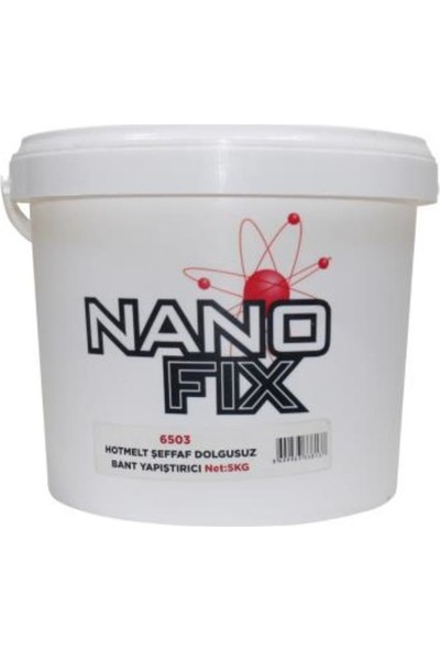 Nanofix Hotmelt Tutkal 6503 Dolgusuz Şeffaf Kova 5 kg