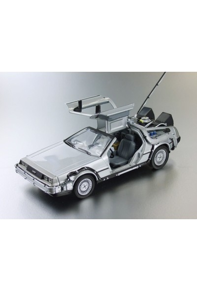 Geleceğe Dönüş Seri 1 Metal Model Araba Efsane Delorean 1:24Ölçek