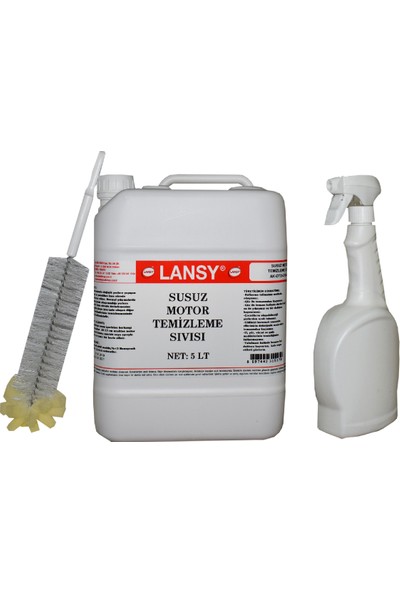 Lansy Susuz Motor Temizleme Sıvısı 5 lt + Sprey Ve Fırça