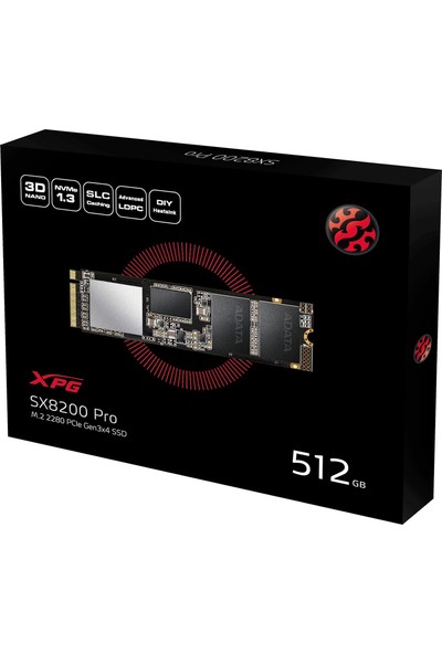 Adata XPG SX8200 Pro 512GB M.2 PCIe 3500-2300MB/s SSD ASX8200PNP-512GT