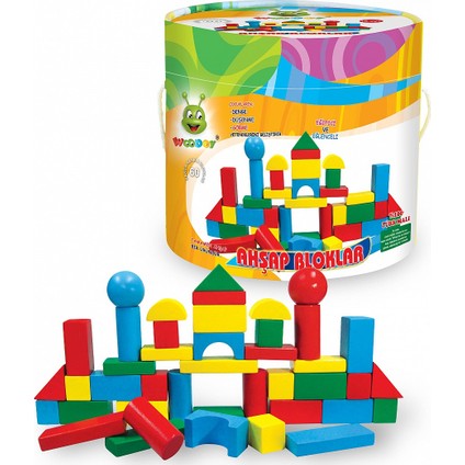 60 Parça Büyük Kovalı Bloklar