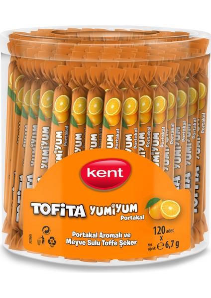 Tofita Yumi Portakal 120'Li Kutu