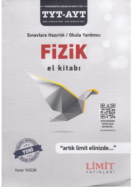 Limit Yayınları TYT-AYT Fizik El Kitabı