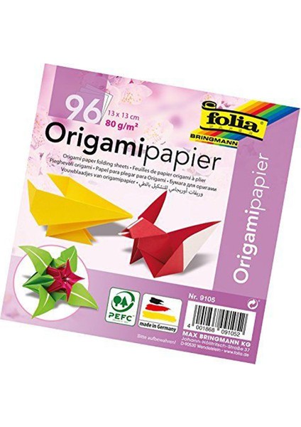 Origami Kağidi 13X13 96Ad.