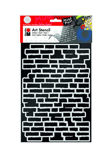 Sanatsal Şablon Dina 4 Bricks