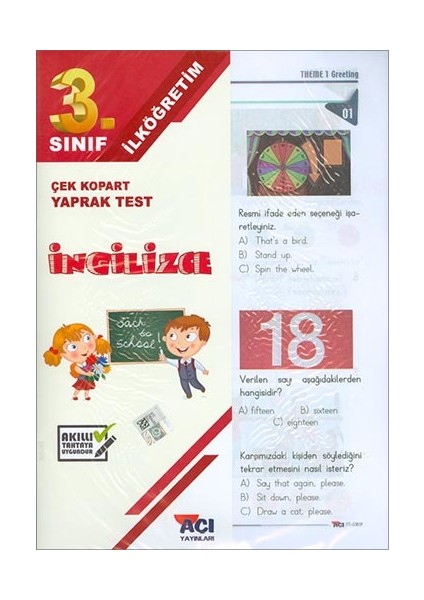 3. Sınıf İngilizce Çek Kopart Yaprak Test