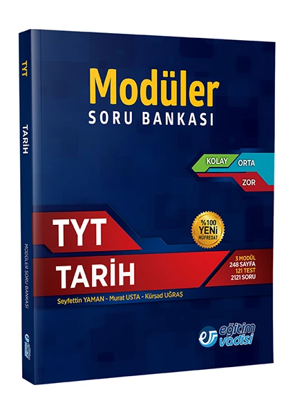 Eğitim Vadisi Yayınları TYT Tarih Modüler Soru Bankası