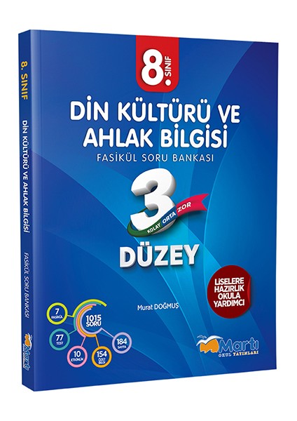 Martı 8. Sınıf Din Kültürü Ve Ahlak Bilgisi 3 Düzey Fasikül Soru Bankası