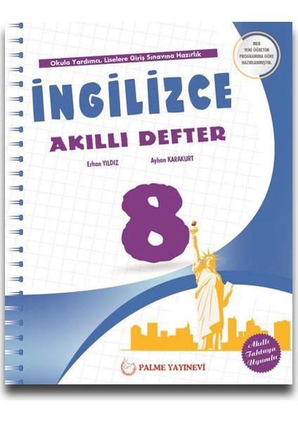 8. Sınıf İngilizce Akıllı Defter