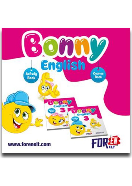 Foren ELT 3. Sınıf Bonny English Course Book + Activity Book