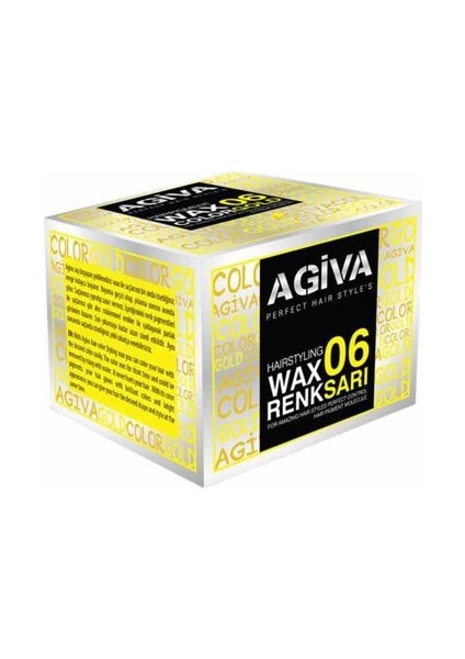 Hairstyling Wax 06 Sarı - 120 gr