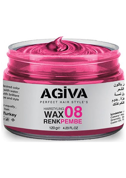 Hairstyling Wax 08 Pembe- 120 gr