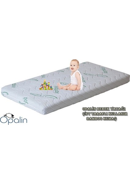 Opalin Bamboo Sünger Bebek Yatağı 50 x 100 cm