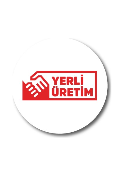 Yerli Üretim Sticker Etiket 3 x 3 cm 20li