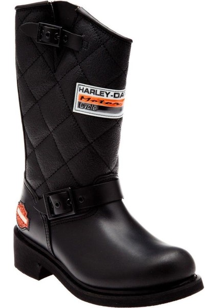 Laconia 644 Black Deri Kadın Çizme