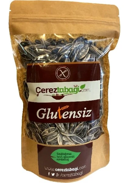 Çerez Tabağı Glutensiz Tuzlu Kavrulmuş Siyah Çekirdek 250 gr