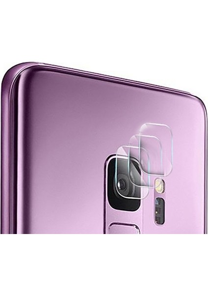For Samsung Galaxy S9 Nano Kamera Koruyucu 3 Adet Set