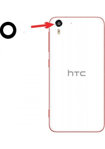 HTC Desire Eye M910X Arka Kamera Lens