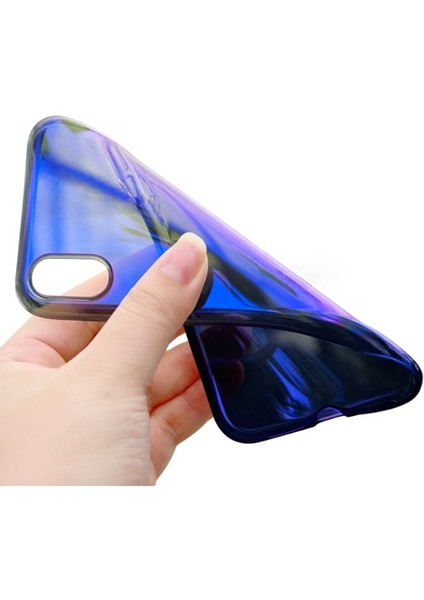 Apple iPhone XR 61 Glow Case Şeffaf Silikon Kılıf