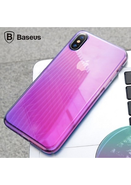 Apple iPhone XR 61 Glow Case Şeffaf Silikon Kılıf