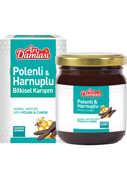 Arı Damlası 230 Gram Polenli - Harnuplu Bitkisel Karışım