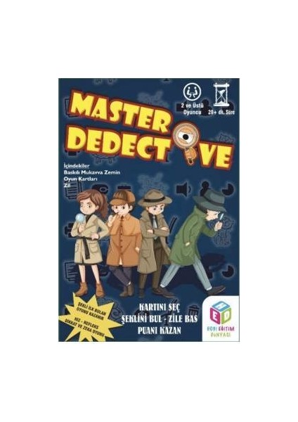 Master Dedektif Dikkat Hız Ve Zeka Oyunu