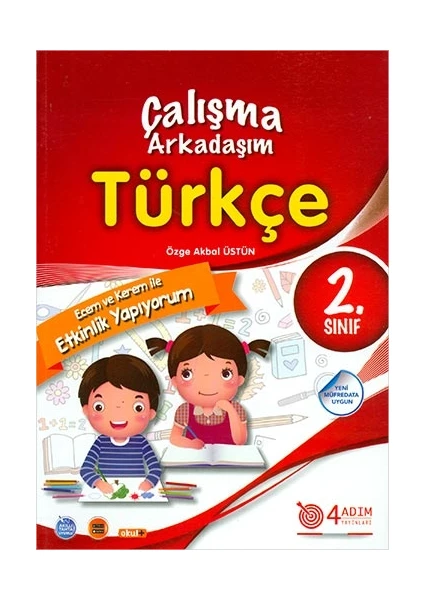 4 Adım Yayınları 4 Adım 2. Sınıf Türkçe Çalışma Arkadaşım