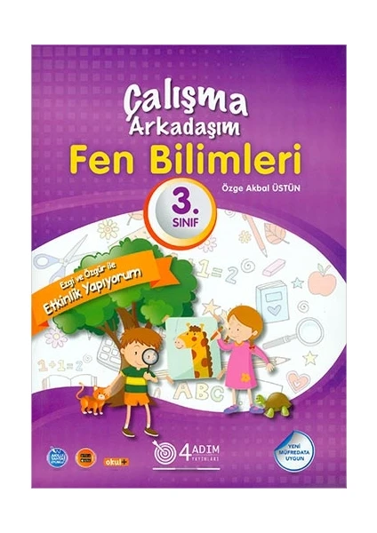 4 Adım Yayınları 4 Adım 3. Sınıf Fen Bilimleri Çalışma Arkadaşım