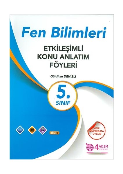 4 Adım Yayınları 4 Adım 5. Sınıf Fen Bilimleri Etkileşimli Konu Anlatım Föyleri