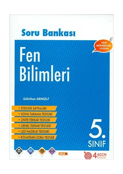 4 Adım Yayınları 4 Adım 5. Sınıf Fen Bilimleri Soru Bankası