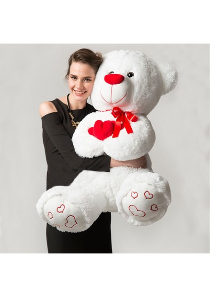 Kalp Tutan Sevimli Dev Peluş Ayıcık 100 cm fiyatları