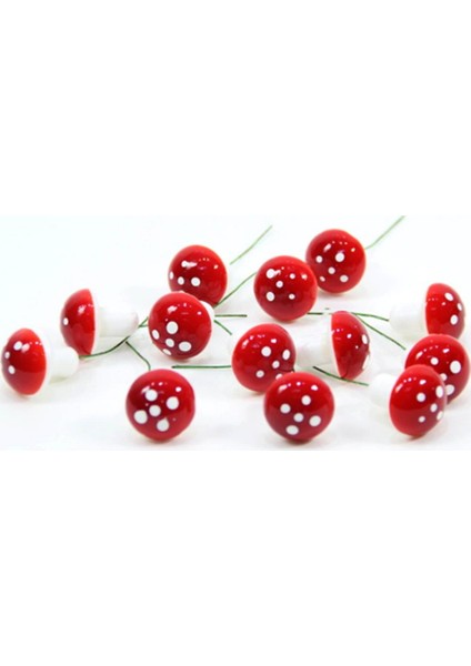 50li Köpük Mantar Teraryum Süsü Kırmızı modelleri