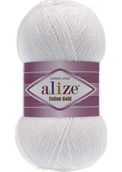 Cotton Gold 100 Gr 330 Mt Beyaz Renk Kod: 55