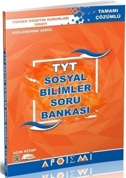 YKS 1. Oturum TYT Sosyal Bilimler Tamamı Çözümlü Soru Bankası