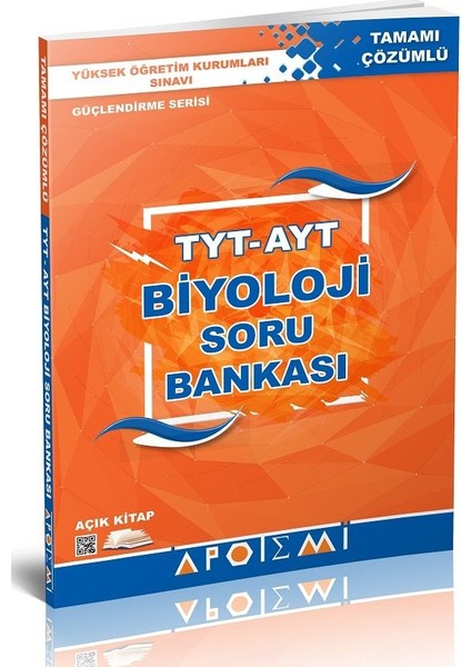 TYT AYT Biyoloji Tamamı Çözümlü Soru Bankası