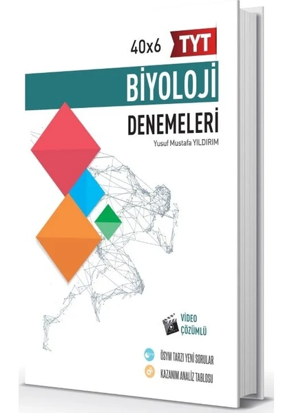 Hız ve Renk Yayınları TYT Biyoloji 40 x 6 Denemeleri