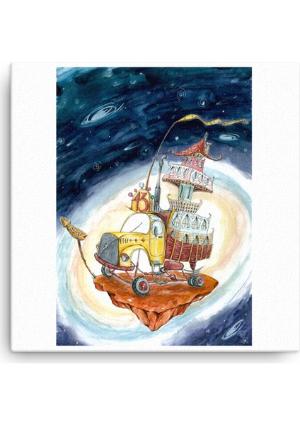 Gypsy's Truck Kanvas Tablo