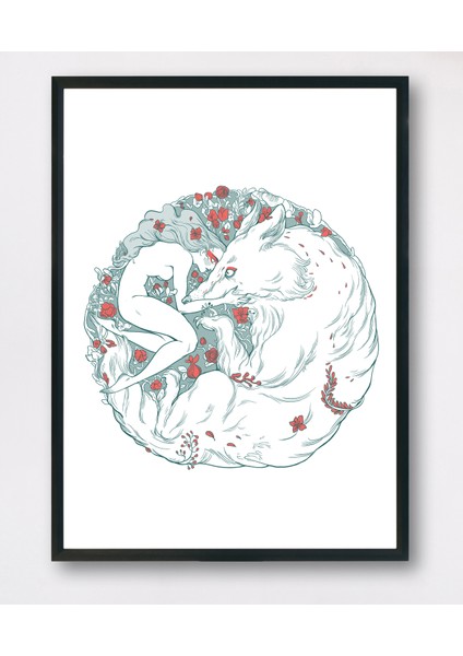 Woman and Wolf - Zeynep Özatalay Tasarımı