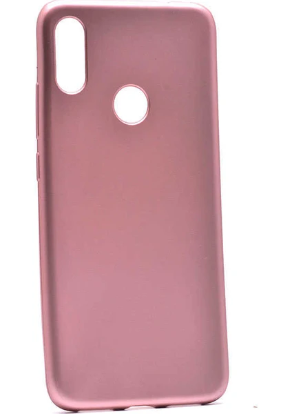 Case 4U Xiaomi Redmi Note 7 Kılıf Klasik Mat Renkli Yumuşak Premier Silikon Rose Gold