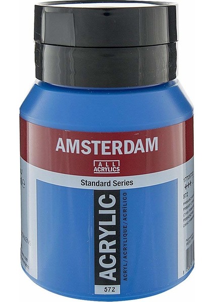 Amsterdam Akrilik Boya 500ml. N:572 Primary Cyan