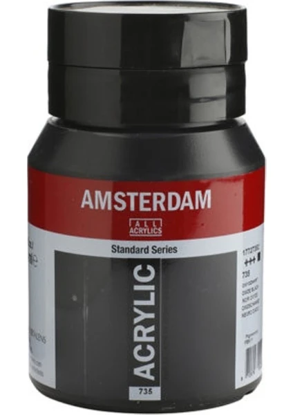 Amsterdam Akrilik Boya 500ml. N:735 Oxide Black