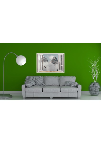 Pencere Sisli Dağ Kartal Duvar Sticker fiyatları