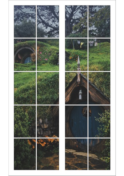 Pencere Shire Hobbit Köy Duvar Sticker
