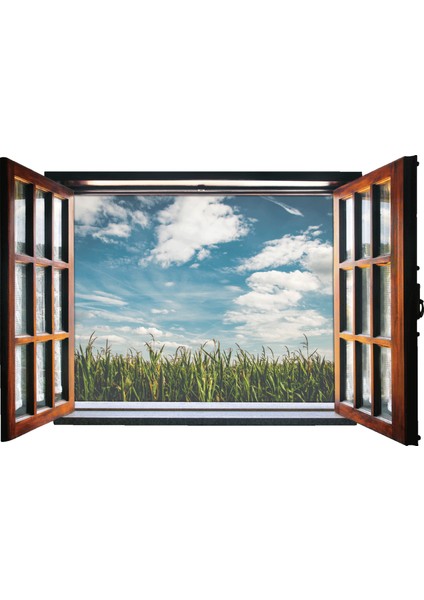 Pencere Mısır Bulutlar Gökyüzü Duvar Sticker