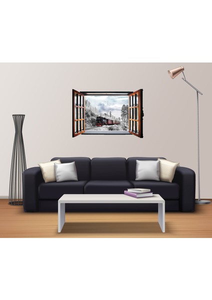 Pencere Tren Duvar Sticker fiyatları