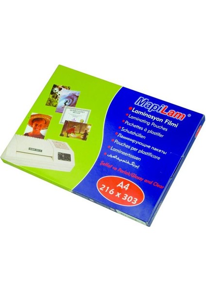 Laminasyon 125 Mic.78X102 Parlak 100Lü1021210