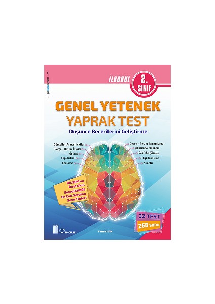 2.Sınıf Bilsem Genel Yetenek Yaprak Test - Düşünce Becerilerini Geliştirme