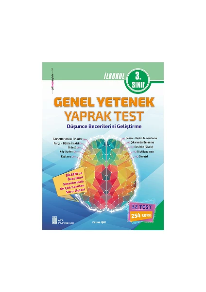 Ata Yayıncılık  3.Sınıf Genel Yetenek Yaprak Test - Düşünce Becerilerini Geliştirme